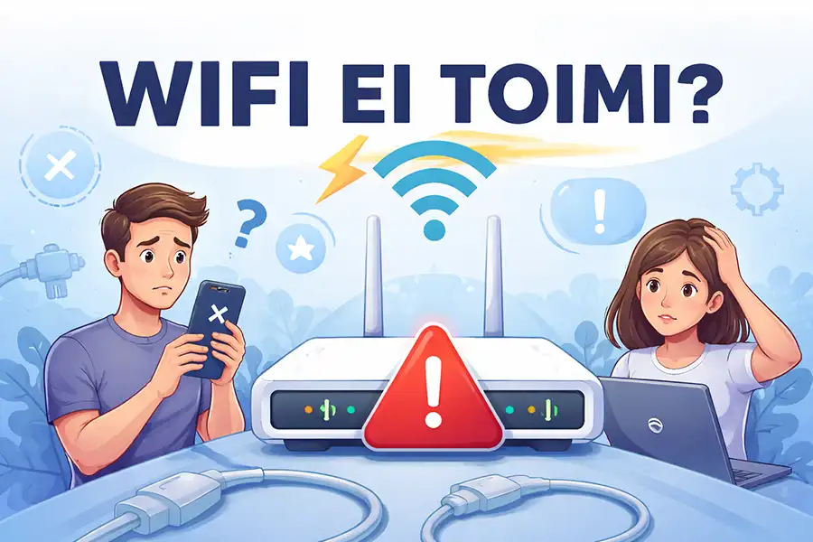 Wifi ei toimi