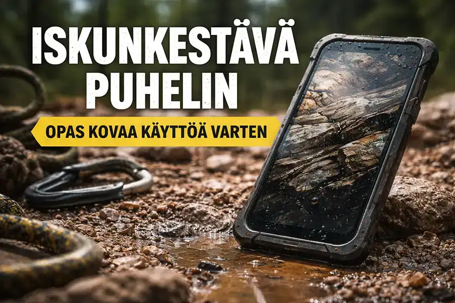 Iskunkestävä puhelin